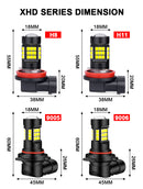 H11 H8 led bulbs 9005 HB3 lampada 9006 HB4 LED fog lights-Automotive