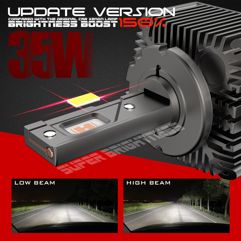 Bullvision D1S LED Headlights 30000LM HID D1S D2S D3S D4S D8S D1R D2R D3R D4R D2H D1C D2C D3C 35W Ballasts CSP Chips For Lenses
