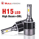 2Pcs H15 Led Lamp 12V 6000K 16000LM Headlight For Ford Ranger Explorer For Golf 6 For Mazda CX-5 For A3 A6 For Vito Led Bulb